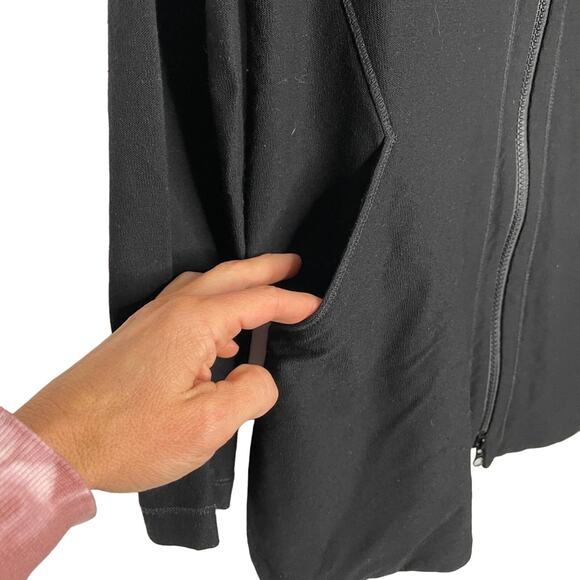 Eileen Fisher Stand Collar Long Jacket XS - Picture 2 of 5